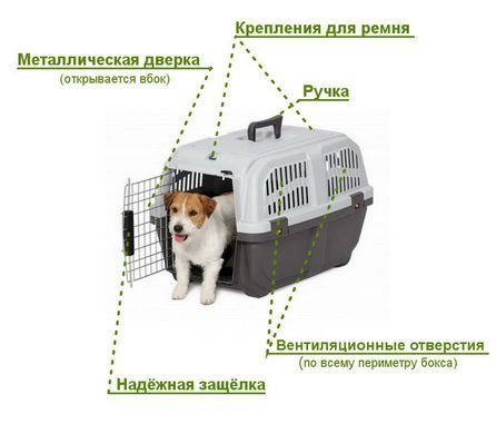 Переноска пластикова Skudo Iata S