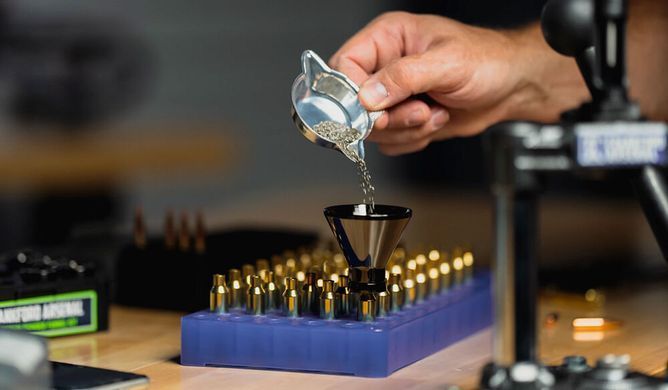 Набір порохових воронок з насадками Frankfort Arsenal Aluminium Powder Funnel Kit